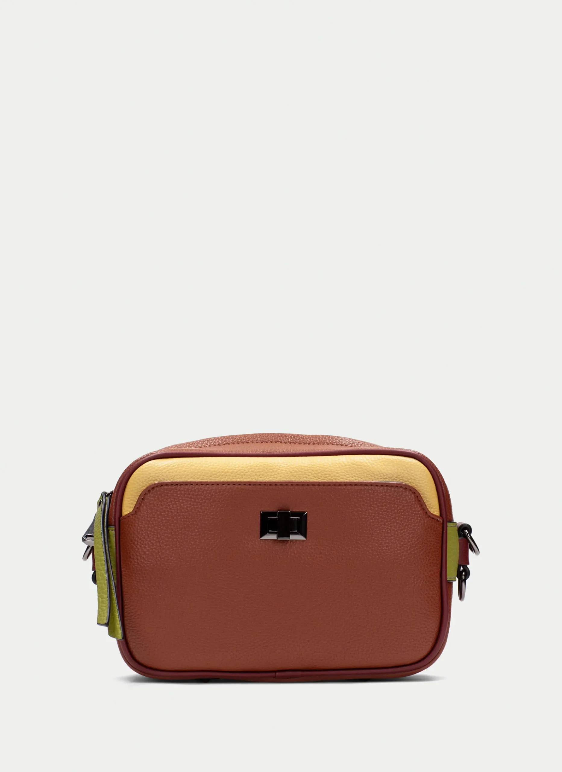 Bandolera cuero-mostaza-oliva*HISPANITAS Online