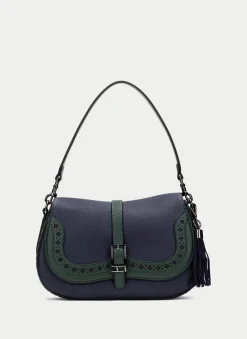 Bolso de Hombro azul-forest*HISPANITAS Fashion