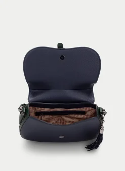 Bolso de Hombro azul-forest*HISPANITAS Fashion