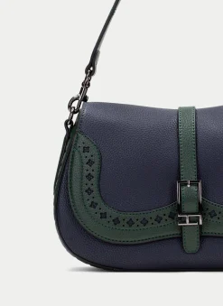Bolso de Hombro azul-forest*HISPANITAS Fashion