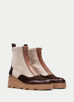 Botin florencia marron-milk*HISPANITAS New