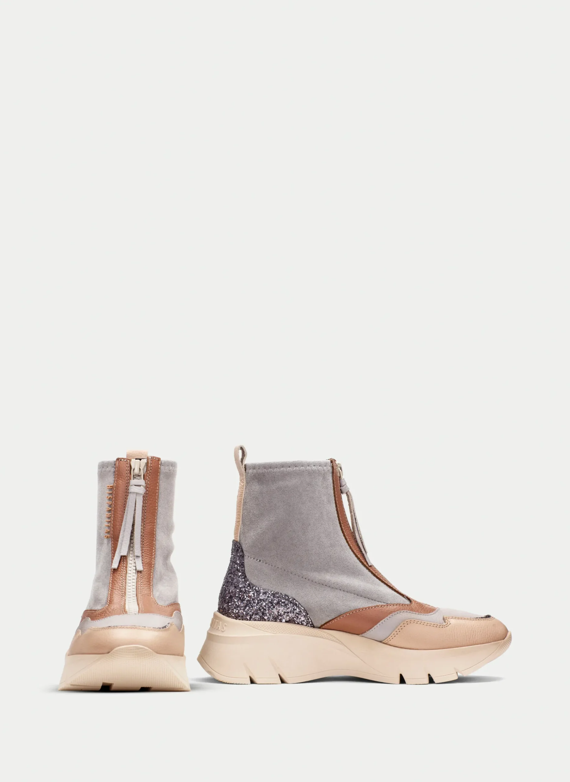 Botin sport helsinki gris-tierra-glitter*HISPANITAS Discount