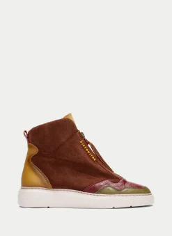 Botin sport oceania cuero-mostaza-oliva*HISPANITAS Hot