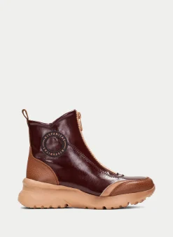 Botin sport polinesia cuero-marrón*HISPANITAS New