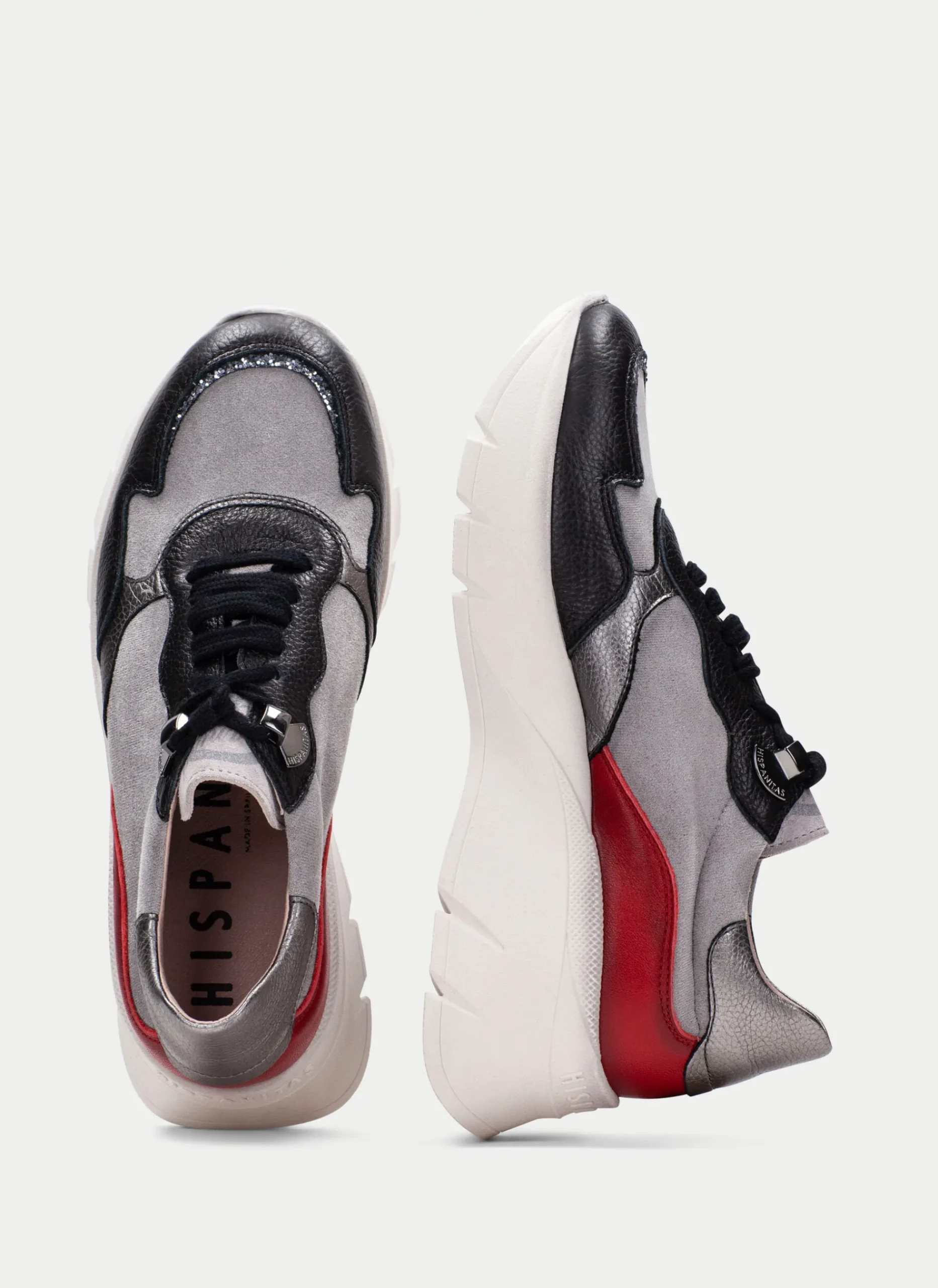 Deportivo helsinki negro-gris-rojo*HISPANITAS Discount