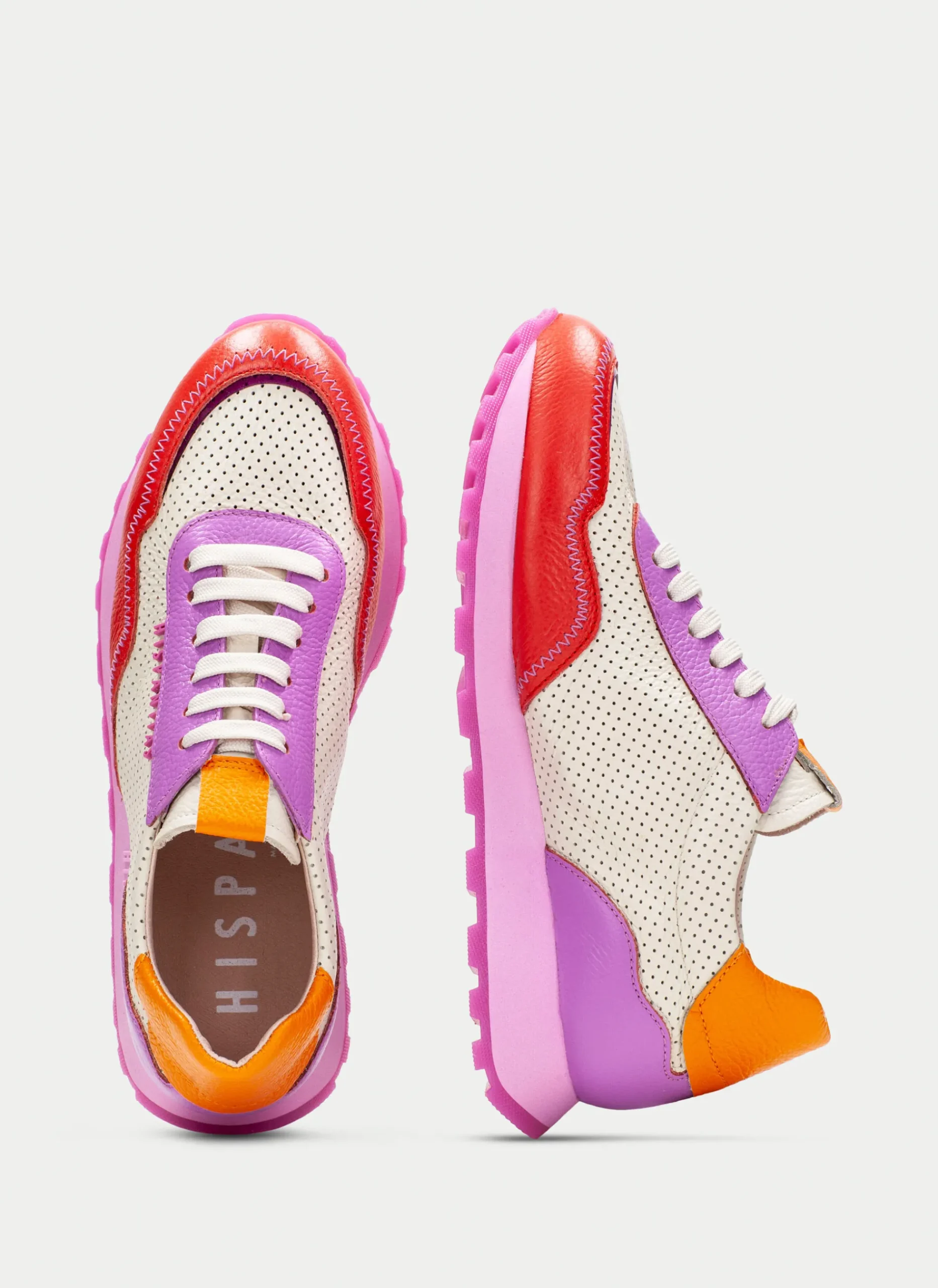 Deportivo loira rojo-crema-violet*HISPANITAS Clearance