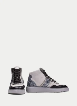 Deportivo oceania negro-gris-glitter*HISPANITAS Discount