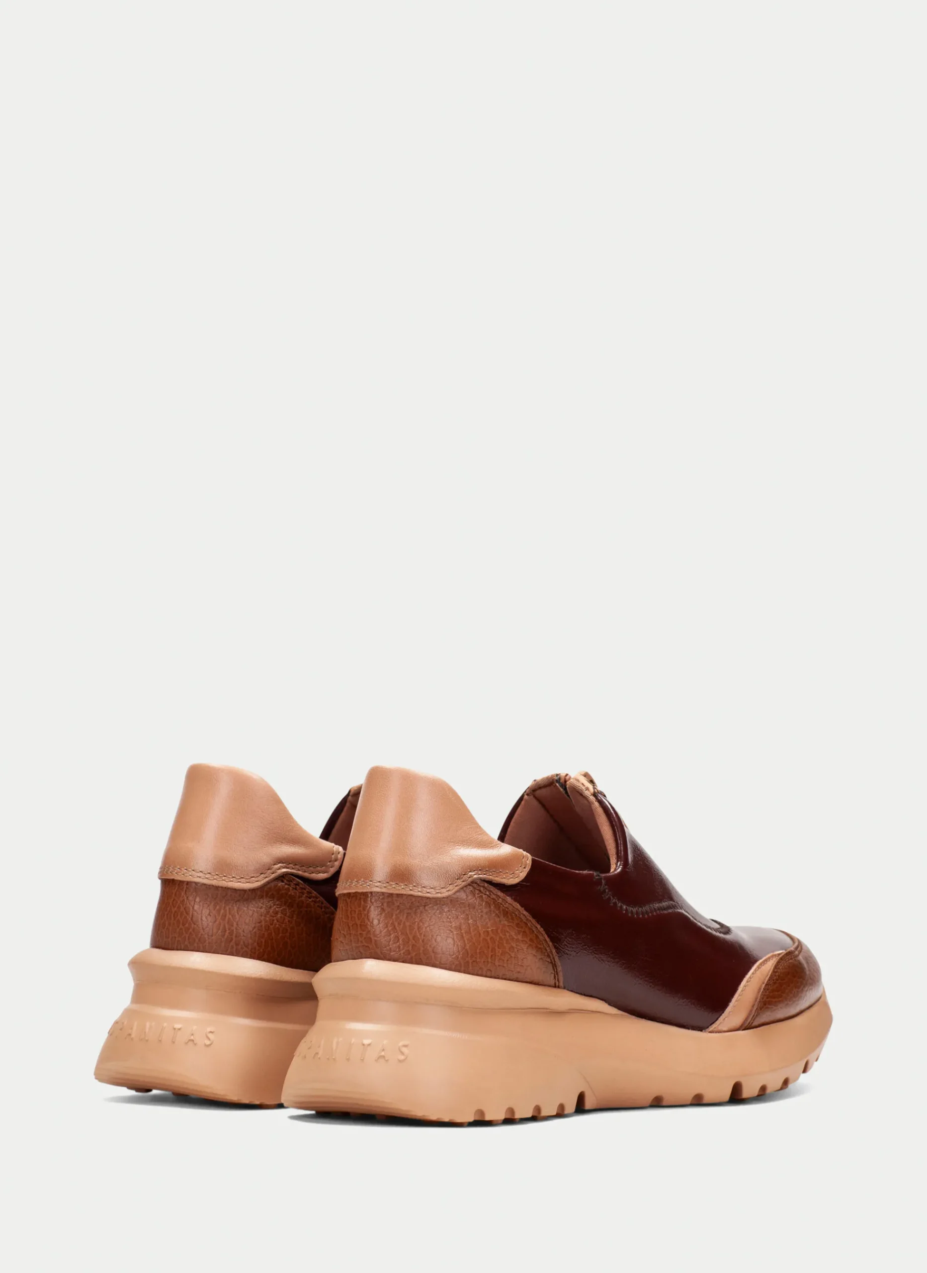 Deportivo polinesia cuero-marrón*HISPANITAS Fashion