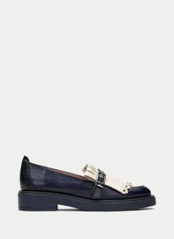 Mocasin brooklyn azul-milk-forest*HISPANITAS New