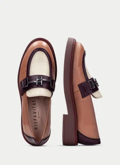 Mocasin brooklyn vino-milk-almond*HISPANITAS Online