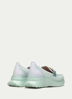 Mocasin Sport hawai blanco-aguamarina*HISPANITAS New