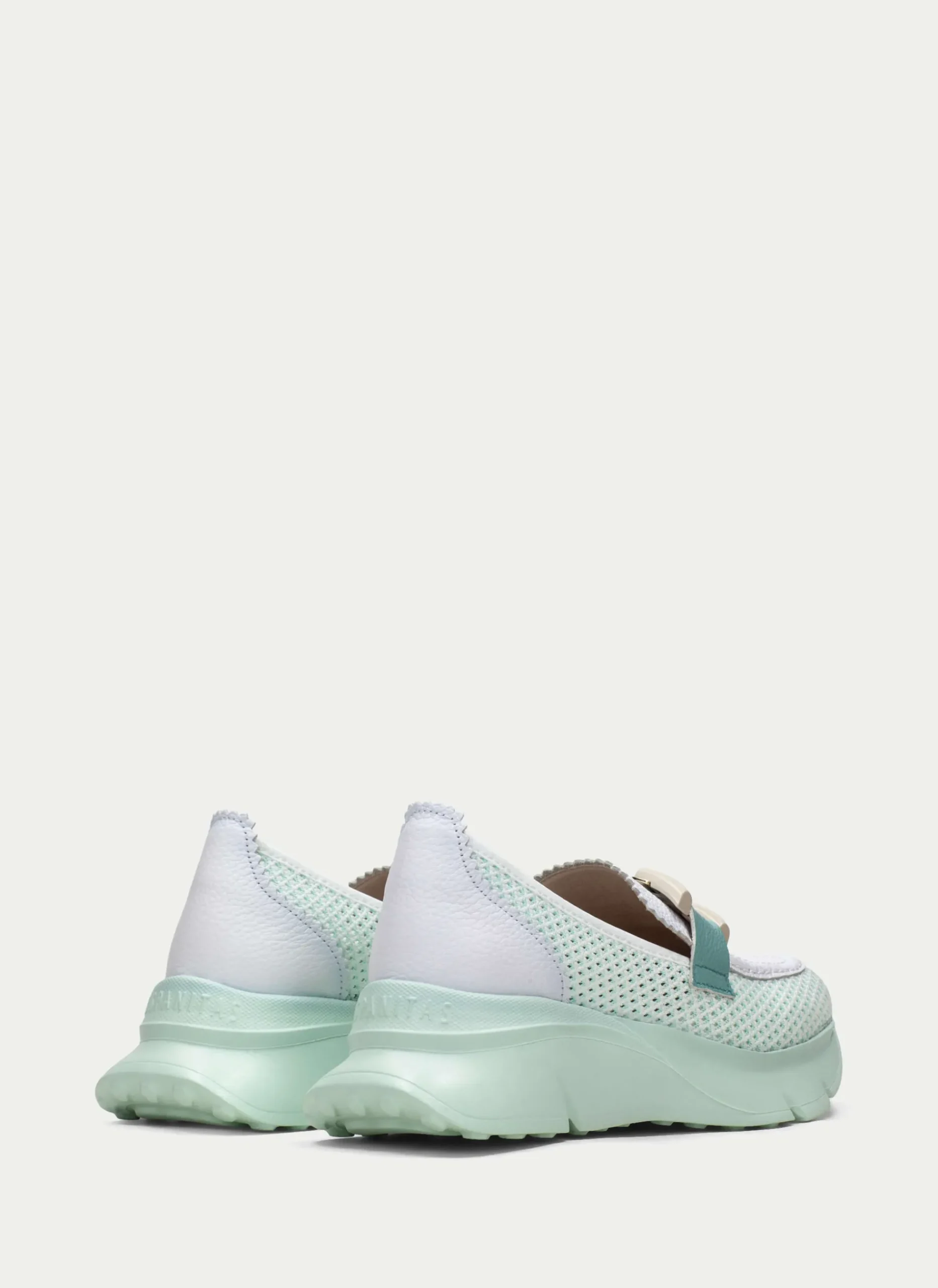 Mocasin Sport hawai blanco-aguamarina*HISPANITAS New