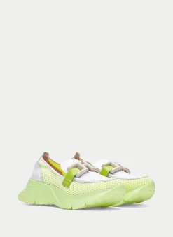 Mocasin Sport hawai blanco-kiwi*HISPANITAS Online
