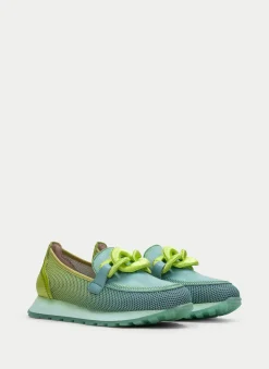 Mocasin Sport loira aguamarina-kiwi*HISPANITAS Discount
