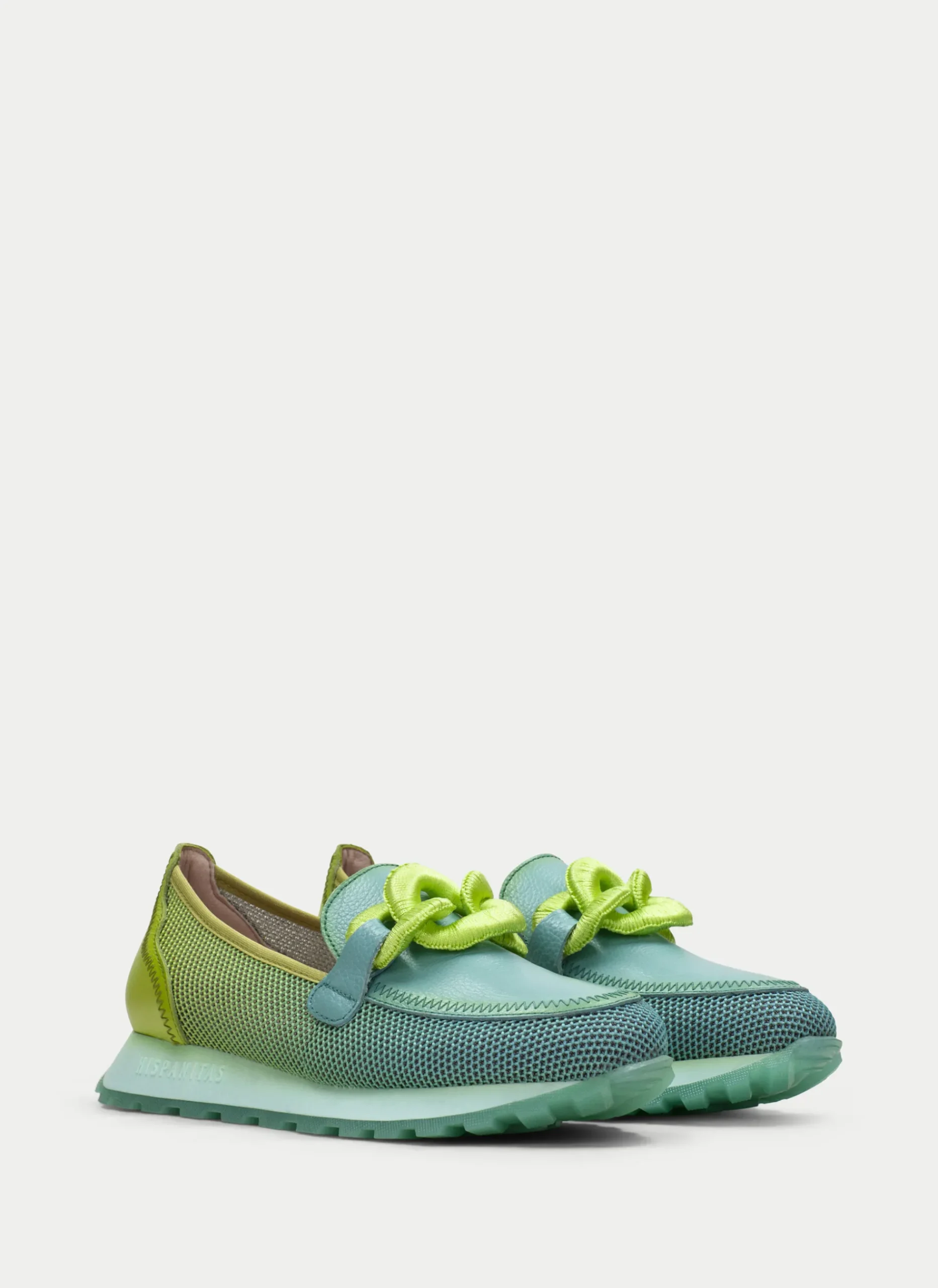 Mocasin Sport loira aguamarina-kiwi*HISPANITAS Discount