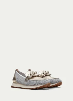 Mocasin Sport loira blanco-oro*HISPANITAS New