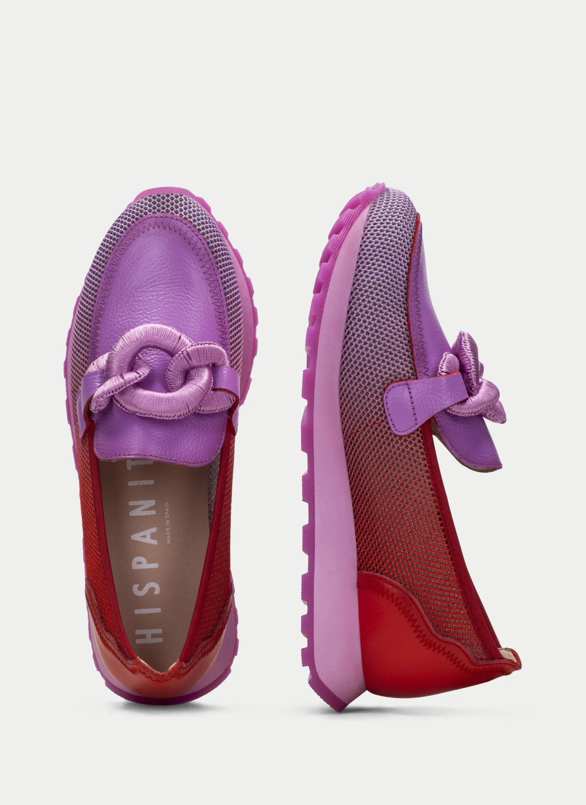 Mocasin Sport loira violet-rojo*HISPANITAS Hot