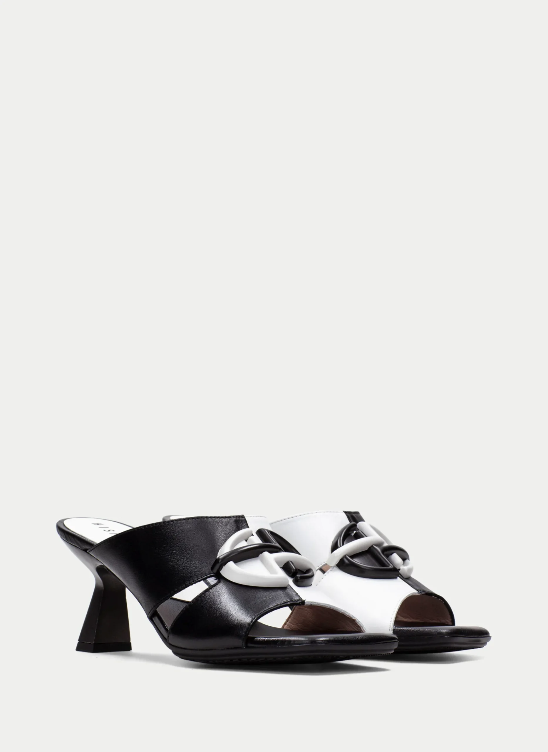 Sandalias Destalonadas danielle negro-blanco*HISPANITAS Discount