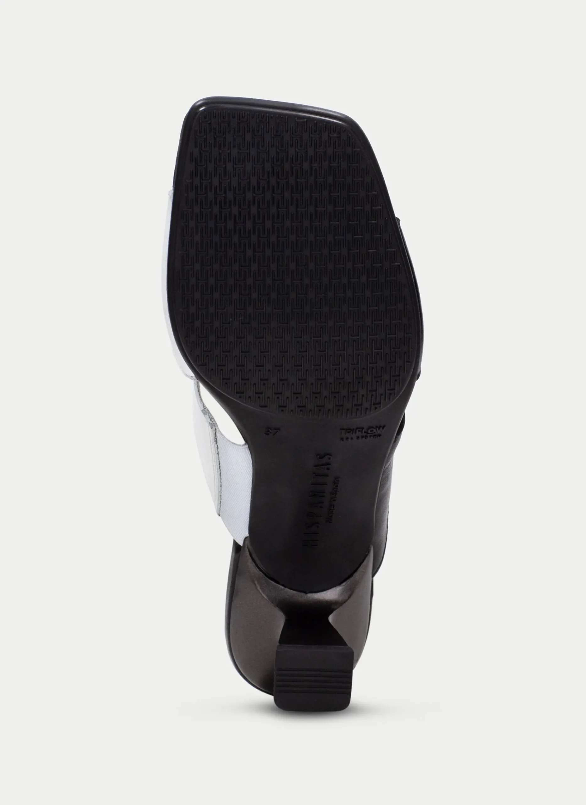 Sandalias Destalonadas danielle negro-blanco*HISPANITAS Discount