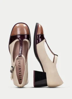 T Strap milan vino-milk-almond*HISPANITAS Sale