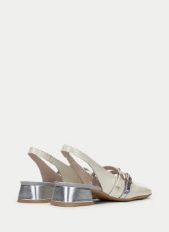 Zapato Plano aruba crema-plata*HISPANITAS Discount