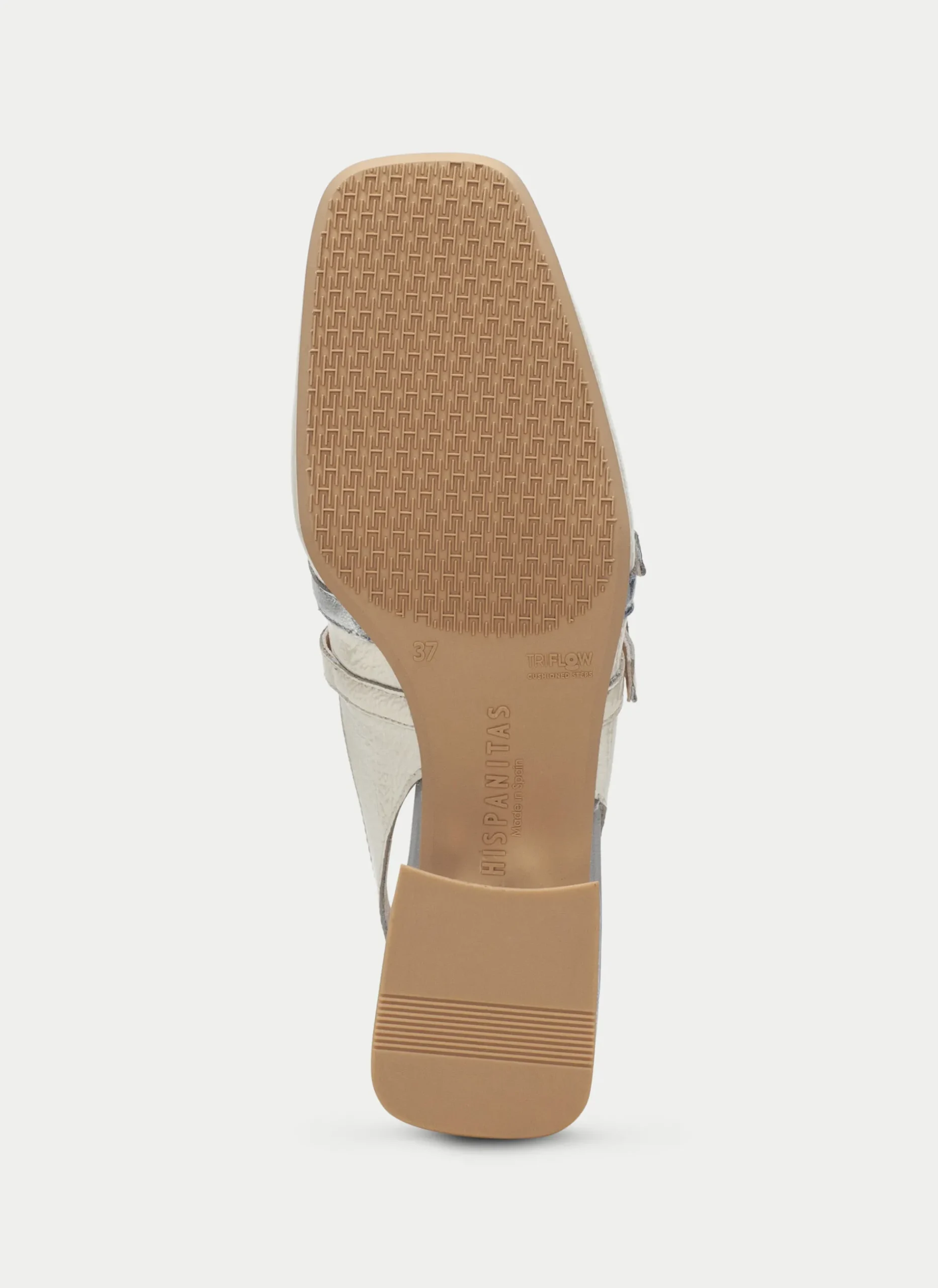 Zapato Plano aruba crema-plata*HISPANITAS Discount