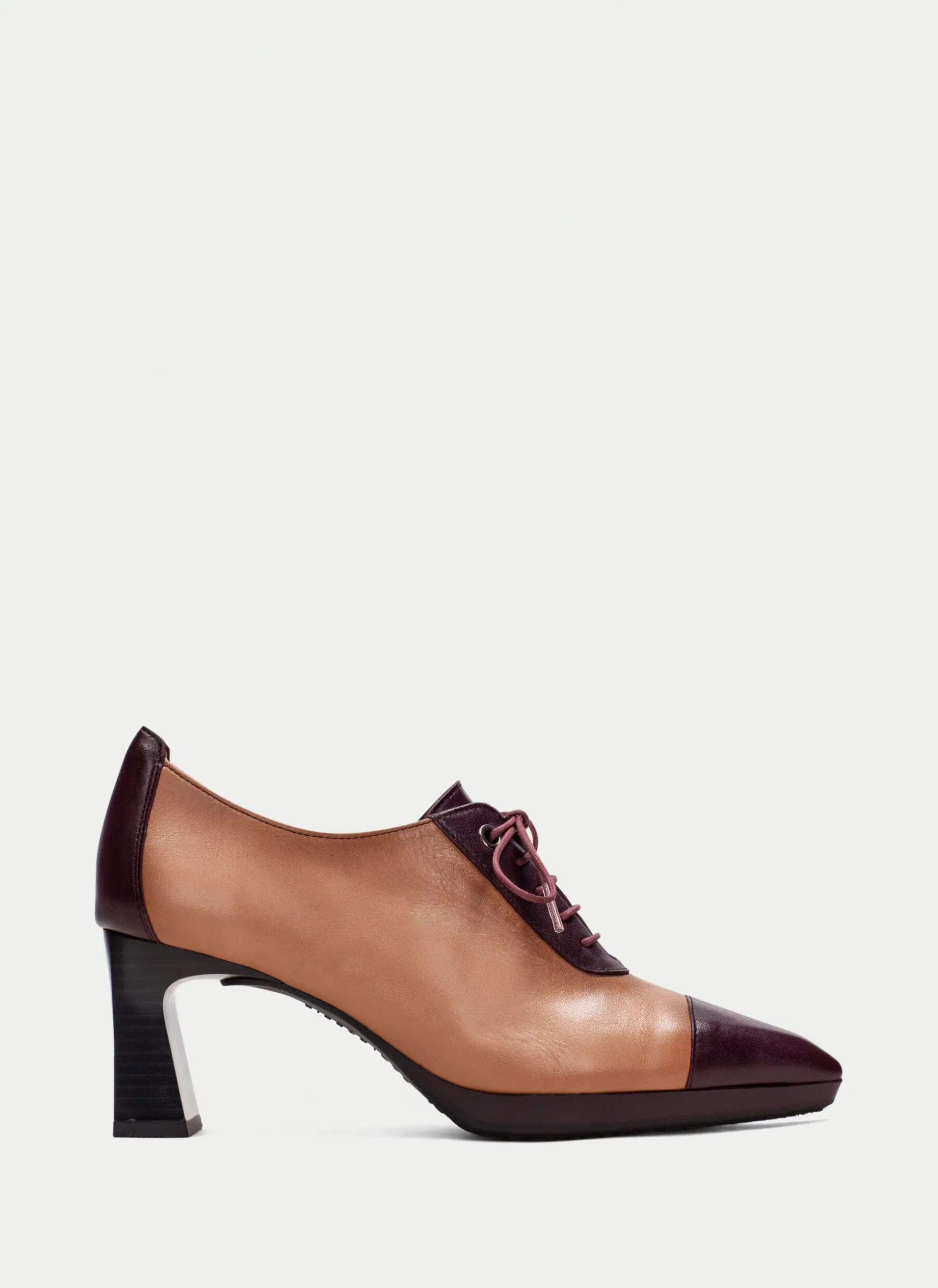 Zapato Tacon ankara vino-almond*HISPANITAS Fashion